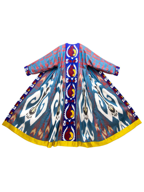 Luxury Silk Ikat and Suzani Embroidered Kaftan IK648
