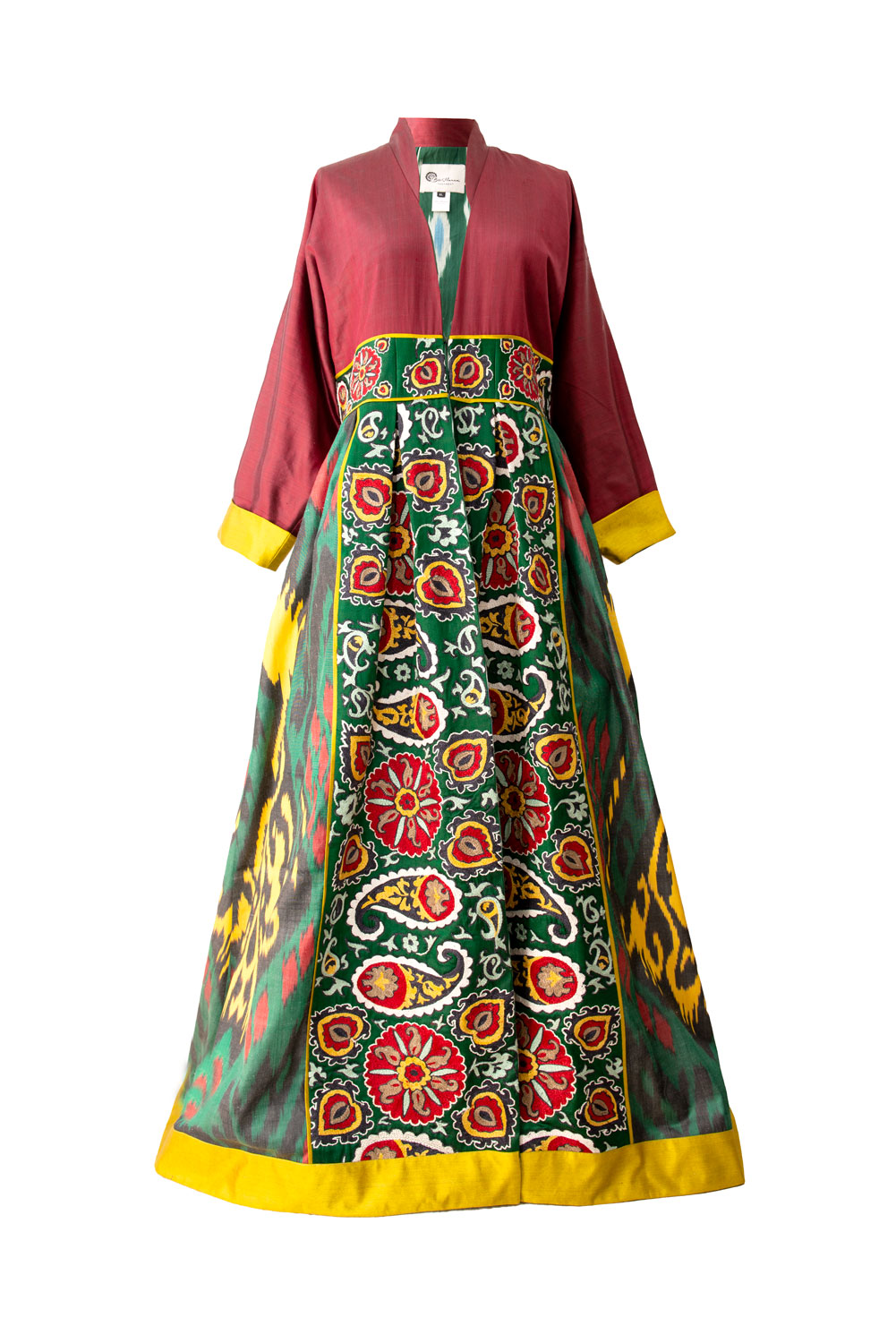 nakoming Pionier mixer One-of-a-Kind Luxury Silk Ikat Kaftan with Suzani Embroidery IK661 –  Welcome – Bibi Hanum – Online shopping for luxury ikat kaftans,  contemporary designer clothes, handicrafts and souvenirs from Uzbekistan