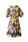 Silk Ikat Flared Dress IK634