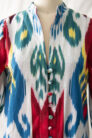 Multicolor Ikat Dressing Gown