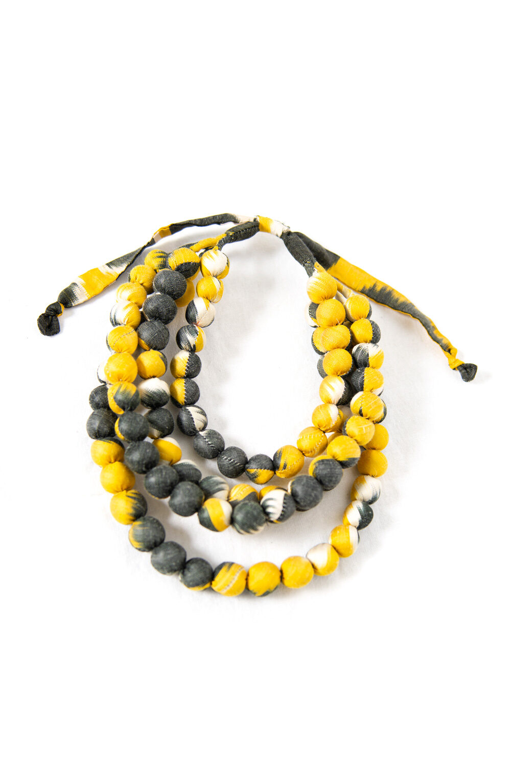 Textile Beaded Necklace