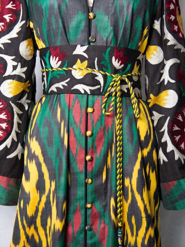 Royal Suzani Embroidered Dress