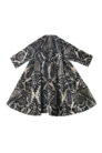 Silk Ikat Velvet Robe - Reversible
