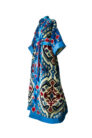 Luxury Silk Ikat Velvet Robe