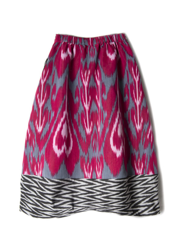 Versatile ikat pant-skirt