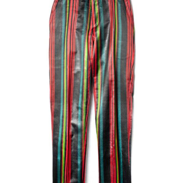 Silk Striped Dress Pants