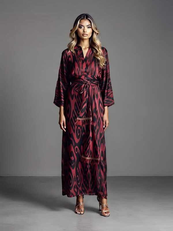 Silk Ikat Kaftan