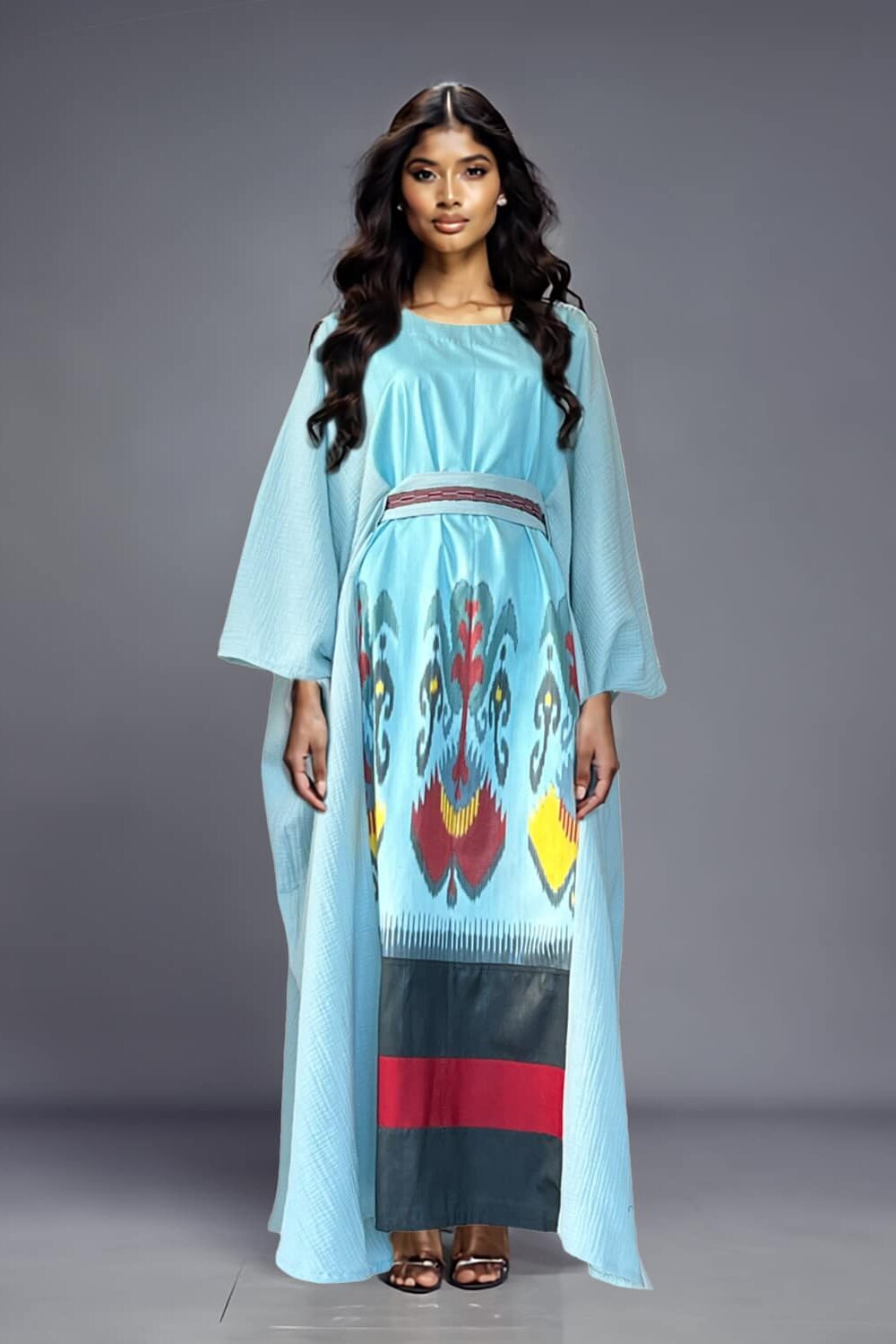 Silk Ikat Kaftan