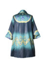 Silk Ikat Shawl Collar Jacket