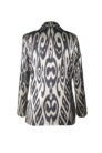 Black and Gold Silk Ikat Suit