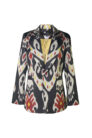 Silk Ikat Suit Jacket