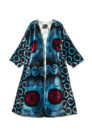 Silk Ikat Velvet Robe